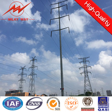 Galvanizaed Octagonal Transmission Line Steel Pole